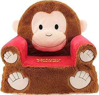 Image of Children's Plush Curious George Chair by the company Amazon.com.