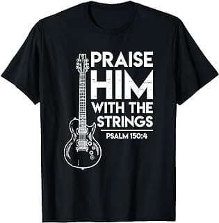Image of Christian Electric Guitar T-Shirt by the company Amazon.com.