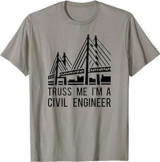 Image of Civil Engineer Bridge T-Shirt by the company Amazon.com.
