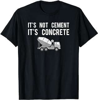 Image of Civil Engineer Concrete Tee Shirt by the company Amazon.com.
