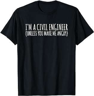 Image of Civil Engineer Humor T-Shirt by the company Amazon.com.