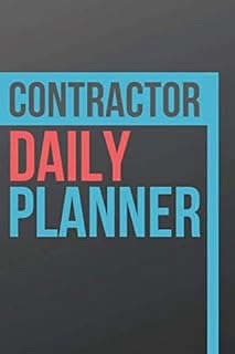 Image of Contractor Daily Planner Notebook by the company Amazon.com.