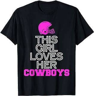 Image of Cowboys-themed Women's T-Shirt by the company Amazon.com.