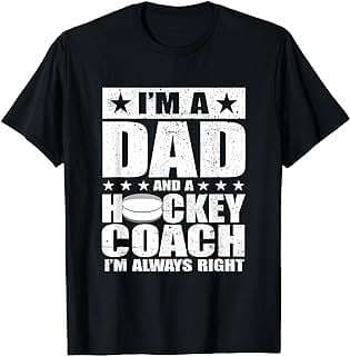 Image of Dad Hockey Coach T-Shirt by the company Amazon.com.