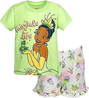 Image of Disney Princess T-Shirt Shorts Set by the company Amazon.com.