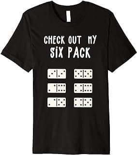 Image of Dominoes Humor T-Shirt by the company Amazon.com.