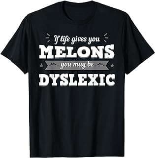 Image of Dyslexia Awareness T-Shirt by the company Amazon.com.