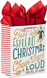 Image of Elf-Themed Christmas Gift Bag by the company Amazon.com.