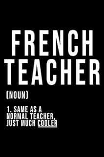 Image of French Teacher Notebook by the company Amazon.com.
