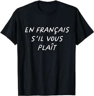 Image of French Teacher Typography T-Shirt by the company Amazon.com.