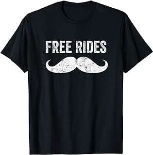 Image of Funny Mustache Themed T-Shirt by the company Amazon.com.
