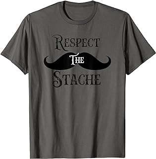 Image of Funny Vintage Mustache T-Shirt by the company Amazon.com.