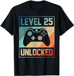 Image of Gamer 25th Birthday T-Shirt by the company Amazon.com.