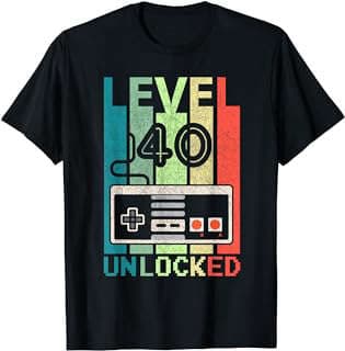 Image of Gamer 40th Birthday T-Shirt by the company Amazon.com.