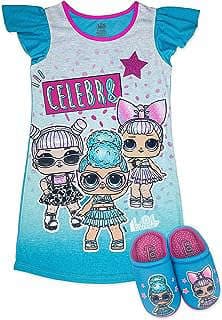 Image of Girls Pajama Set with Slippers by the company Amazon.com.