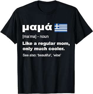 Image of Greek Mom T-Shirt by the company Amazon.com.