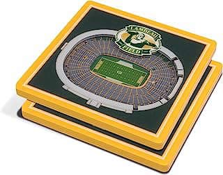 Image of Green Bay Packers Coasters by the company Amazon.com.