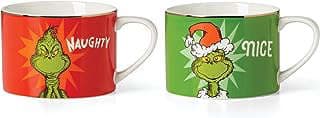 Image of Grinch-themed Christmas Mugs by the company Amazon.com.