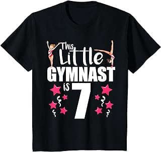 Image of Gymnastics Birthday T-Shirt by the company Amazon.com.