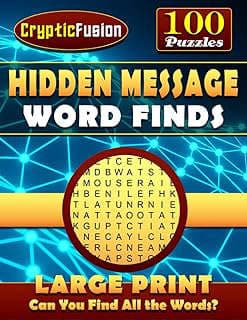 Image of Hidden Message Puzzle Book by the company Amazon.com.
