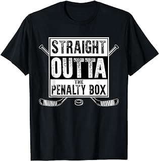 Image of Hockey Themed T-Shirt by the company Amazon.com.