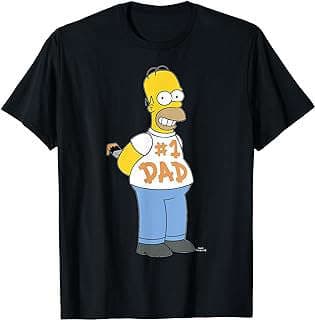 Image of Homer Simpson Dad T-Shirt by the company Amazon.com.