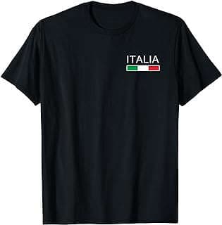 Image of Italian Heritage Flag T-Shirt by the company Amazon.com.