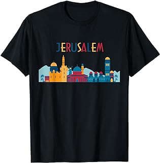 Image of Jerusalem Skyline T-Shirt by the company Amazon.com.