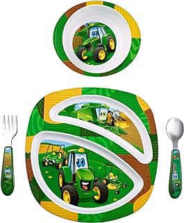 Image of John Deere Toddler Dinnerware Set by the company Amazon.com.