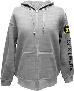 Image of John Deere Zip Fleece Sweatshirt by the company Amazon.com.