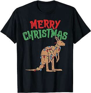 Image of Kangaroo Christmas T-Shirt by the company Amazon.com.