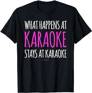 Image of Karaoke Humor T-Shirt by the company Amazon.com.