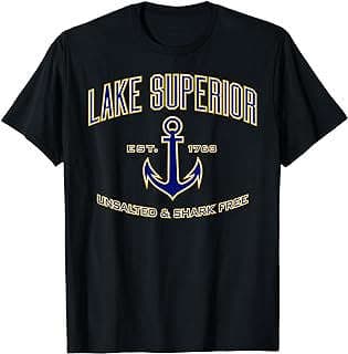 Image of Lake Superior Shark Free Shirt by the company Amazon.com.