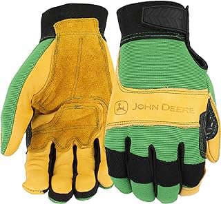 Image of Leather Gloves with Spandex Back by the company Amazon.com.