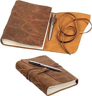 Image of Leather Journal and Pen Set by the company Amazon.com.