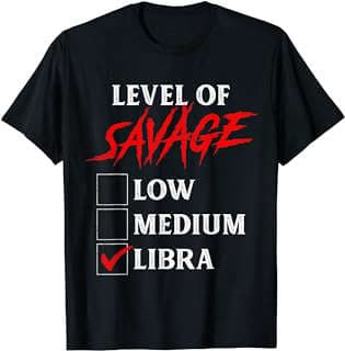 Image of Libra Themed T-Shirt by the company Amazon.com.