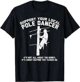 Image of Lineman Humor T-Shirt by the company Amazon.com.