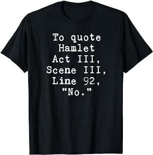 Image of Literary Quote T-Shirt by the company Amazon.com.