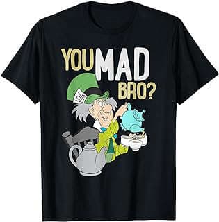 Image of Mad Hatter Disney T-Shirt by the company Amazon.com.