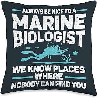 Image of Marine Biologist Throw Pillow by the company Amazon.com.