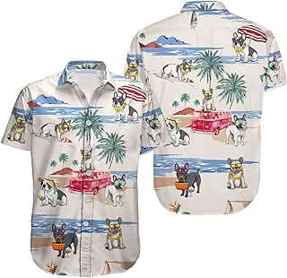 Image of Men's Dog Hawaiian Shirt by the company Amazon.com.