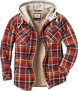 Image of Men's Hooded Flannel Jacket by the company Amazon.com.