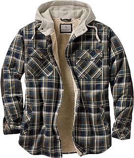 Image of Men's Hooded Flannel Shirt Jacket by the company Amazon.com.