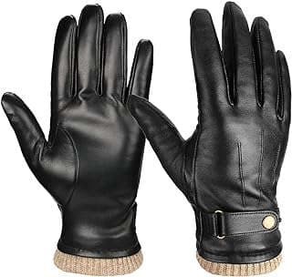 Image of Men's Leather Winter Gloves by the company Amazon.com.