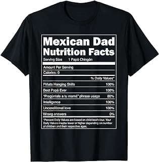 Image of Mexican Dad Themed T-Shirt by the company Amazon.com.