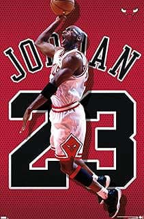 Image of Michael Jordan Jersey Poster by the company Amazon.com.