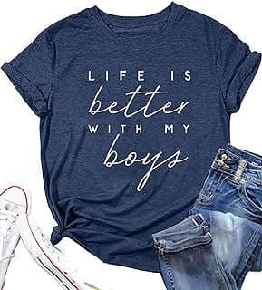 Image of Mom of Boys T-Shirt by the company Amazon.com.