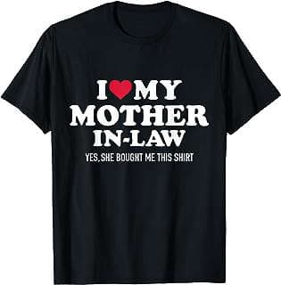 Image of Mother-in-law Son-in-law T-Shirt by the company Amazon.com.