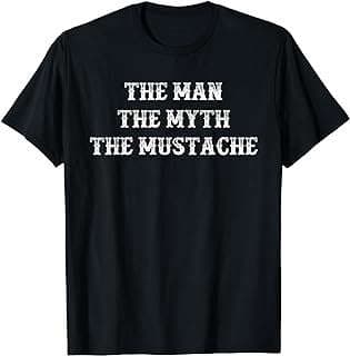 Image of Mustache Themed T-Shirt by the company Amazon.com.