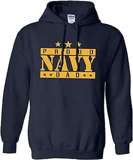 Image of Navy Dad Hooded Sweatshirt by the company Amazon.com.